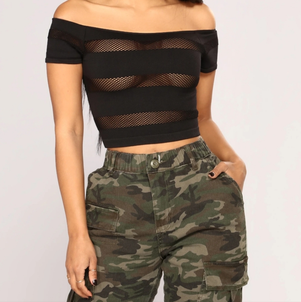 ⭐️Mesh Crop Top